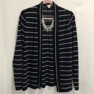 J Crew medium navy cardigan